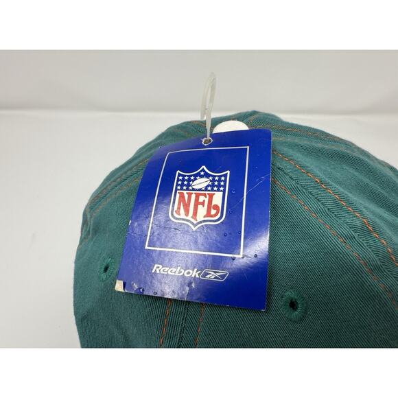 90s Nwt Reebok Miami Dolphins Tek Flex Hat - Picture 9 of 11